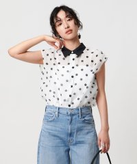UNITED ARROWS/オーガンジープリント ノースリーブブラウス －ウォッシャブル－/508326488