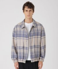 BLACK LABEL CRESTBRIDGE/シアーチェックミリタリーブルゾン/508326529