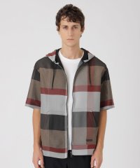 BLACK LABEL CRESTBRIDGE/クレストブリッジチェックカラミパーカー/508326548