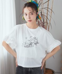 アースミュージックアンドエコロジー earth music&ecology スティッチ/フリルドッキングTEE