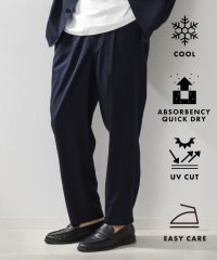 THE SHOP TK/クールファイバーワイドイージーパンツ 【セットアップ可／接触冷感／UVカット／イージーケア／洗濯機OK】/508331786
