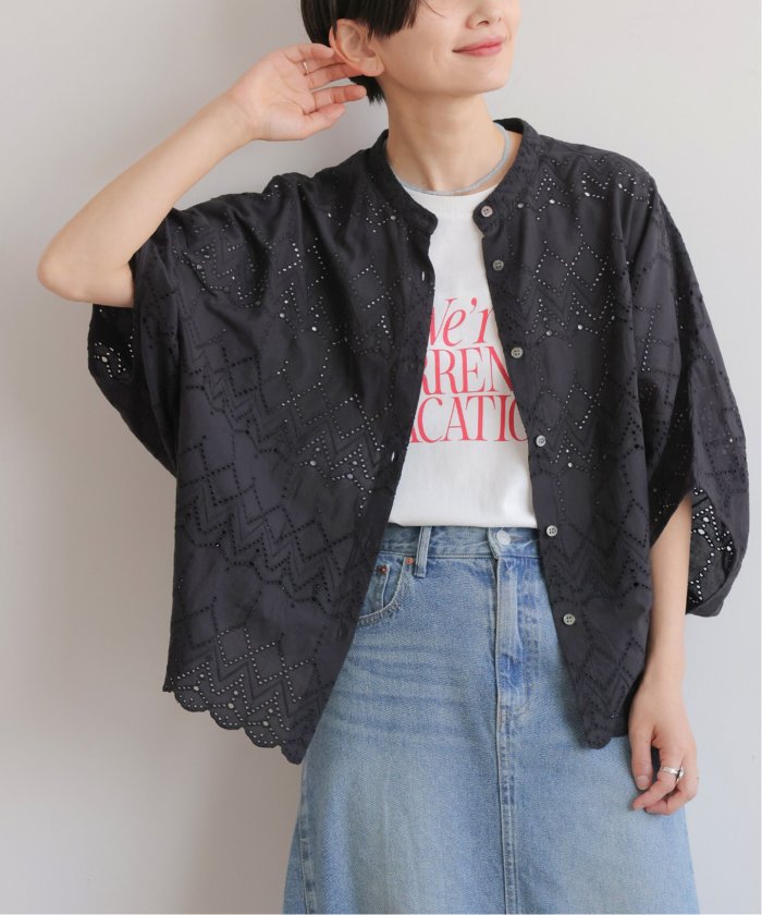 未使用　美品　ジャーナルスタンダード　アンティーク　レース　ポンチョ　ブラウス 未使用 美品 ジャーナルスタンダード アンティーク レース