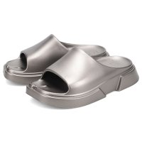 PAES/ペイズ PAES サンダル リカバリーサンダル レディース SLIDE METAL LINE ダーク グレー PAES_03_Slide_M_/508331999