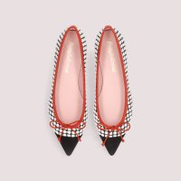PRETTY BALLERINAS/プリティ・バレリーナ Pretty Ballerinas ELLA cap－toe dotty velvet / エラ キャップトゥ ドッティベルベット ポイン/508332089