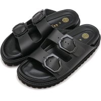 GENUINS/ジェニュインズ GENUINS GALIA LEATHER－BLACK [G106277JT]/508332106
