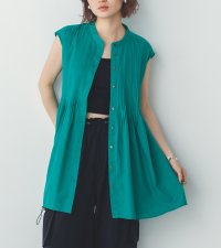 Noia/ノイア Noia ピンタック フレンチスリーブ ブラウス/508332135