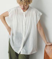 Noia/ノイア Noia コットン シャーリング ブラウス/508332136