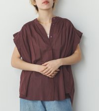 Noia/ノイア Noia コットン シャーリング ブラウス/508332136