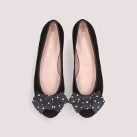 PRETTY BALLERINAS/プリティ・バレリーナ Pretty Ballerinas NICOLE dotty bow / ニコル ドッティ ボウ バレエシューズ/508332155