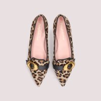 PRETTY BALLERINAS/プリティ・バレリーナ Pretty Ballerinas ELLA gold buckle loafers / エラ ゴールドバックル ローファー ポインテッド/508332160