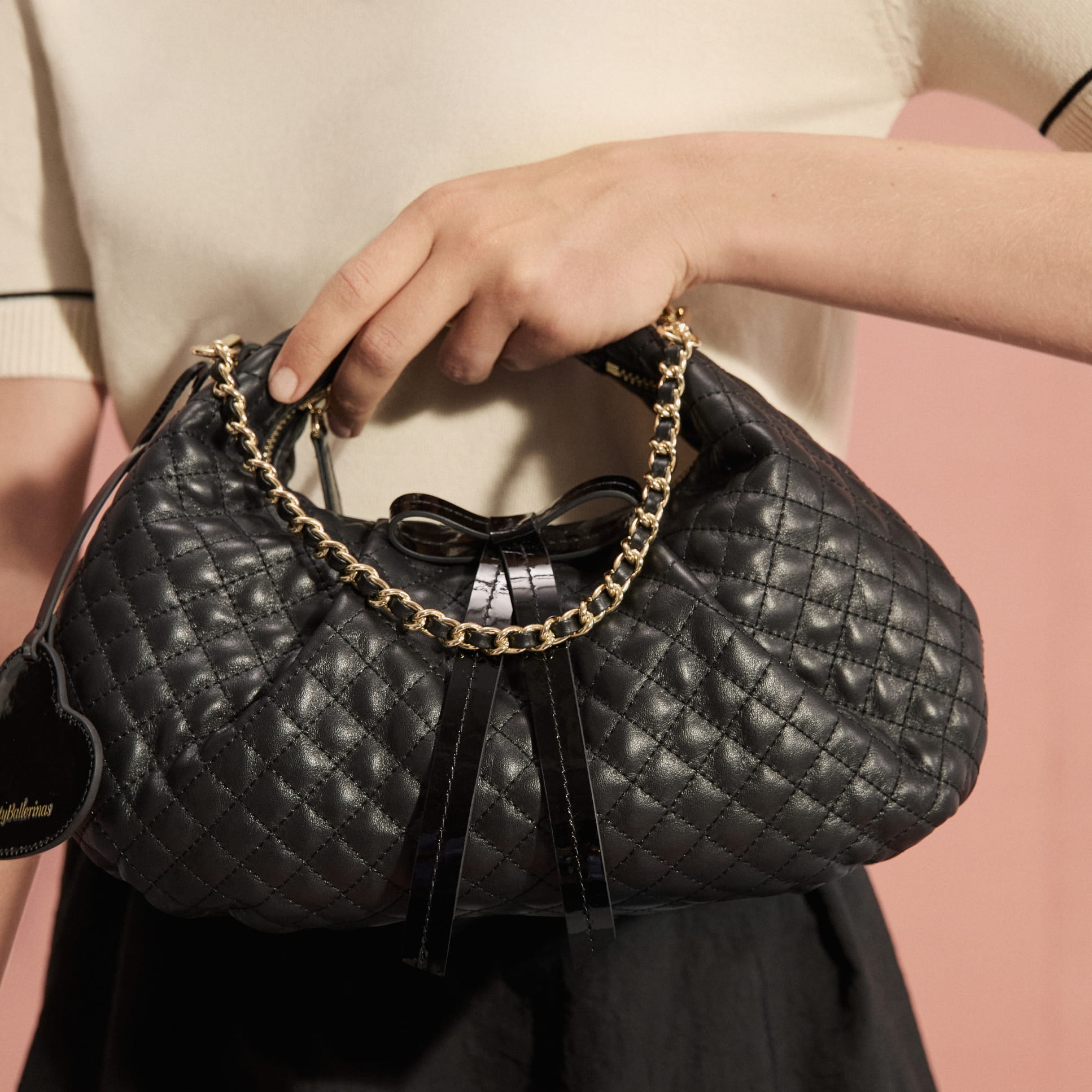 プリティ・バレリーナ Pretty Ballerinas LEATHER quilted bag