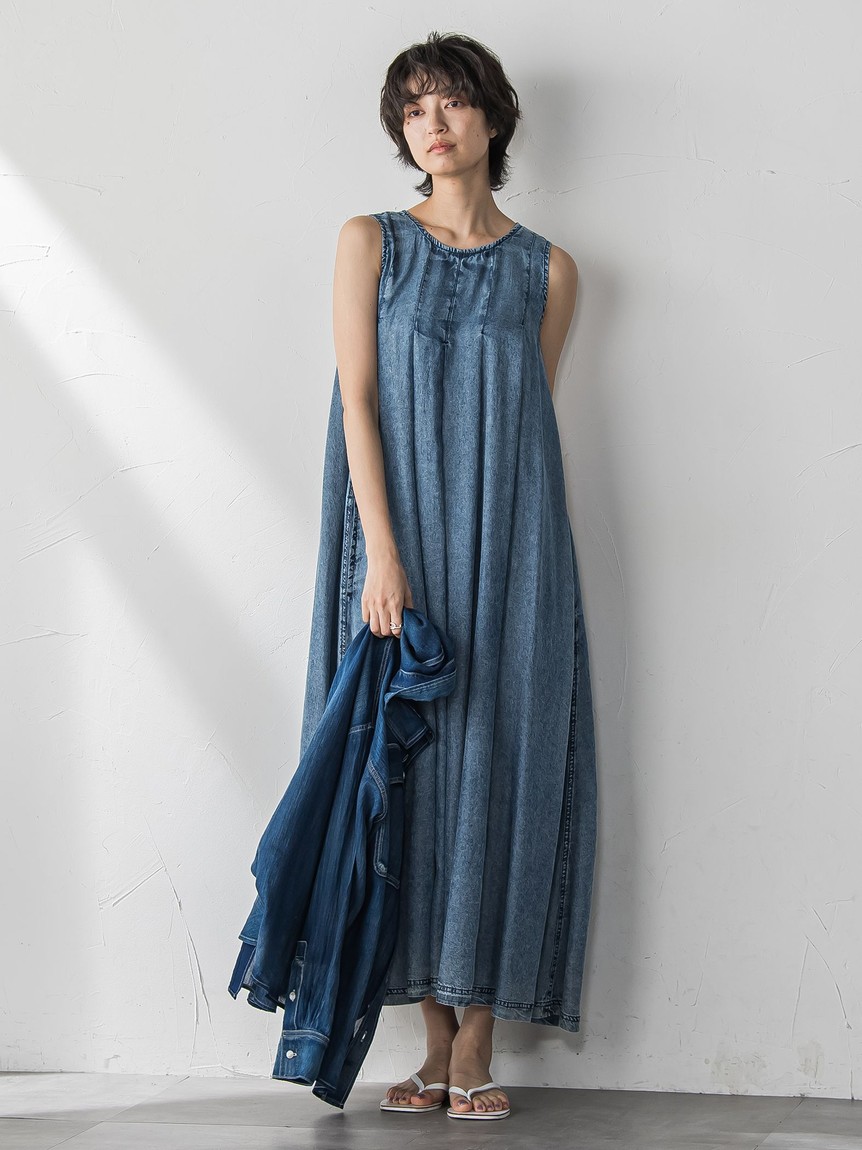 メイソングレイ MAYSON GREY バイオシルクパウダー加工タック