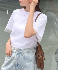 futier land/フューティアランド Futier Land レイヤードシアーチュール半袖Tシャツ/508332575