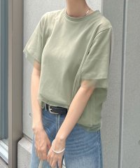 futier land/フューティアランド Futier Land レイヤードシアーチュール半袖Tシャツ/508332575