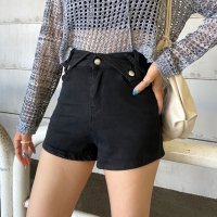 non-hedge/ノンヘッジ non－hedge ウエスト折り返しデニムショートパンツ/508332587