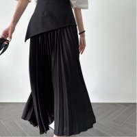 Forcement/フォースメント Forcement 上品な切替ロングプリーツスカート/508332589