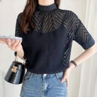 Forcement/フォースメント Forcement 夏レイヤードにハイネックシフォンカットソー/508332591