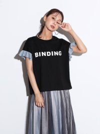SCOTCLUB/スコットクラブ SCOTCLUB ニットフリルラメドッキングロゴTEE/508332641