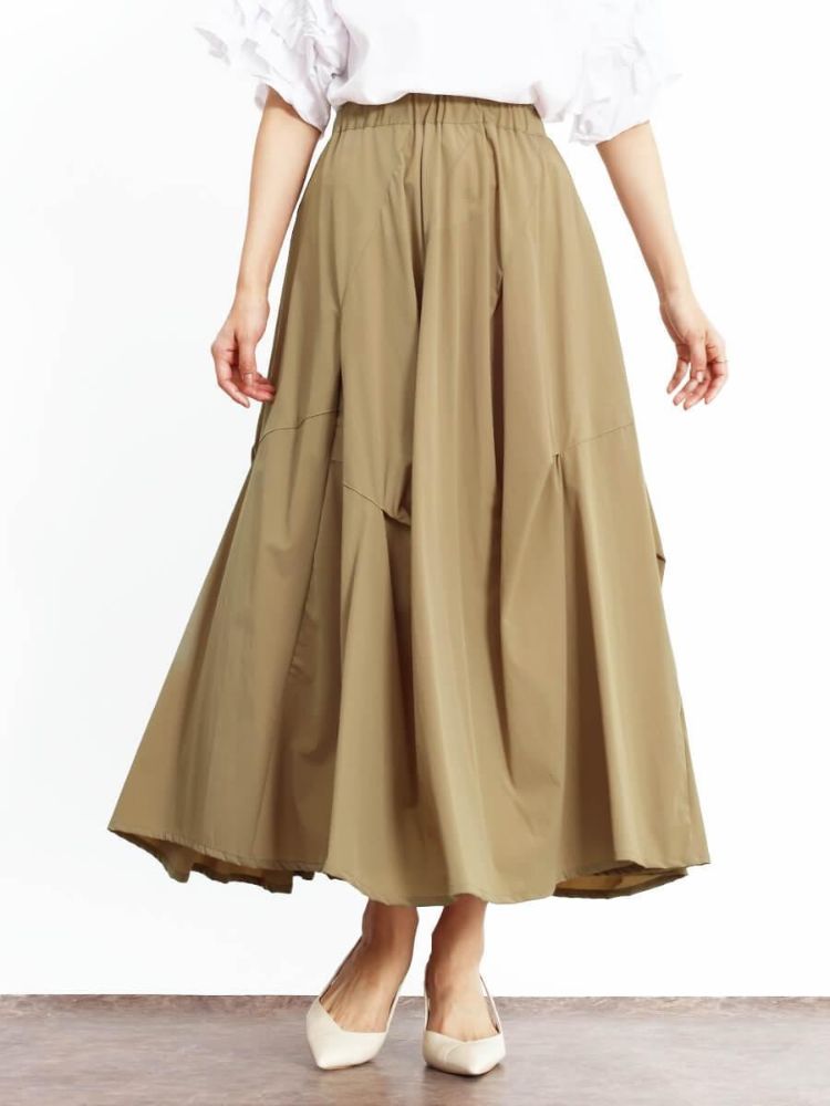 【yamadaya購入】FENNEL フェンネル　ストレッチナロースカート セール 19%OFF】フェンネル FENNEL タックワークストレッチ