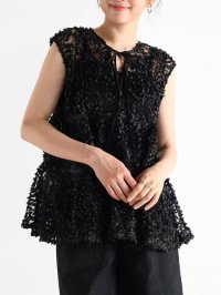 Ample/アンプル Ample ジャガードティアードブラウス/508332680