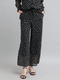 Ample/アンプル Ample ドットジャガードフラワースカーフセットパンツ/508332683