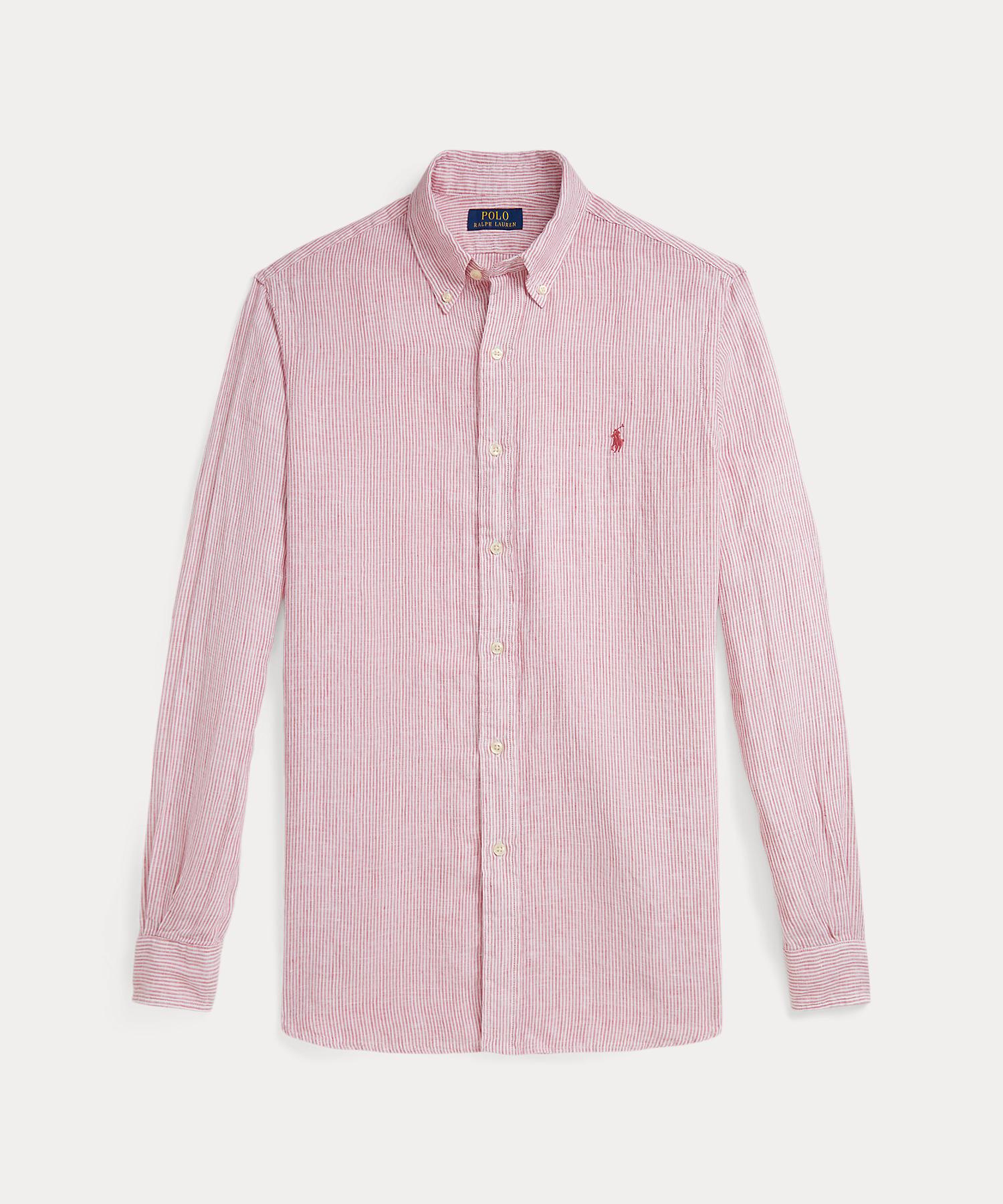 Ralph Lauren リネンシャツ 春夏 L〜XL ピンク ビッグシルエット