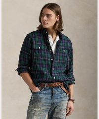 POLO RALPH LAUREN/クラシック フィット チェック リネン ワークシャツ/508332849