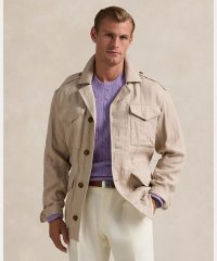 POLO RALPH LAUREN/リネン ヘリンボーン フィールド ジャケット/508332878