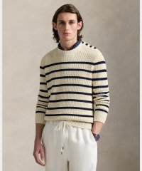 POLO RALPH LAUREN/ストライプド コットンリネン セーター/508332890
