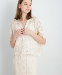 URBAN RESEARCH Sonny Label/フラワーメッシュサマーニットシャツ/508332982