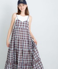 URBAN RESEARCH Sonny Label/『UR TECH』チェックティアードキャミワンピース/508332988