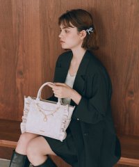 Maison de FLEUR/メゾン ド フルール Maison de FLEUR チャーム付きリボンキルティング2Wayトート/508333033