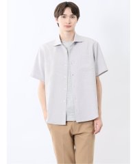 m.f.editorial/TechLinen カッタウェイ 半袖シャツ/508333040