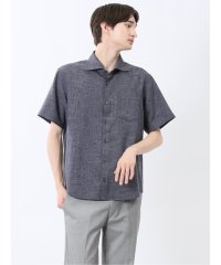 m.f.editorial/TechLinen カッタウェイ 半袖シャツ/508333040