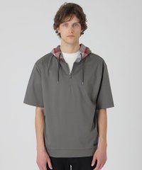 BLACK LABEL CRESTBRIDGE/【一部店舗限定】チェックフードプルオーバーパーカー/508333049
