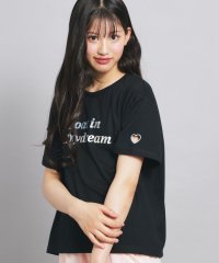 PINK-latte/オーロラプリントハートあきTシャツ/508333169