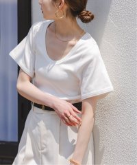 NOBLE/《追加》BY MALENE BIRGER/バイマレーネビルガー リブUネックTEE/508333332