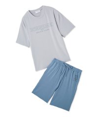 GELATO PIQUE HOMME/【HOMME】【接触冷感】クールレーヨンロゴTシャツ＆ハーフパンツセット/508333363
