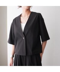 CLOCHE/クロシェ CLOCHE CLOCHE ジャケット 84511 接触冷感 ノーカラー ショート丈/508333408
