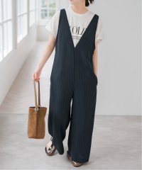 Spick & Span/ピンストライプVサロペット/508333420