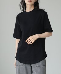 HAPPY EXP/ハッピーキュウビン HAPPY急便 2×2リブ プチハイネック半袖Tシャツ/508333552