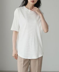 HAPPY EXP/ハッピーキュウビン HAPPY急便 2×2リブ プチハイネック半袖Tシャツ/508333552