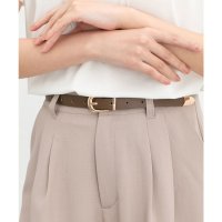 Honeys/ハニーズ Honeys 金具使いベルト ベルト 合皮 金具使い 無地 ゴールド シルバー シンプル オールシーズン 黒 バックル きれいめ カジュアル レディー/508333556
