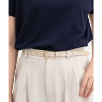 Honeys/ハニーズ Honeys 金具使いベルト ベルト 合皮 金具使い 無地 ゴールド シルバー シンプル オールシーズン 黒 バックル きれいめ カジュアル レディー/508333556