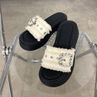 non-hedge/ノンヘッジ non－hedge ストーンフリンジベルトサンダル/508333592