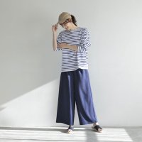 BACKYARD FAMILY/バックヤードファミリー BACKYARD FAMILY リラクシーなのにキレイ見えワイドパンツ/508333717