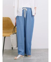 Samansa Mos2 blue/サマンサモスモス ブルー Samansa Mos2 blue 【接触冷感】クールデニムイージーパンツ/508333824