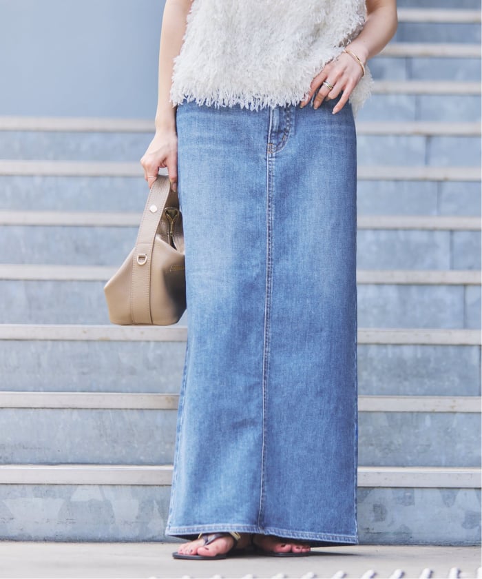 ⭐️Spick＆Span 【スピック＆スパン】⭐️大判ストール　水色 スピック＆スパン(Spick & Span)の通販 - d fashion