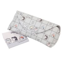 cinemacollection/シネマコレクション cinemacollection スヌーピー 眼鏡ケース クロス付きフラップメガネケース READING DAY ピーナッツ カミオジャパン/508334045