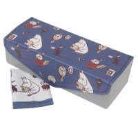 cinemacollection/シネマコレクション cinemacollection ムーミン 眼鏡ケース クロス付き2個入るメガネケース お手紙 北欧 カミオジャパン プレゼント 小物入れ /508334050
